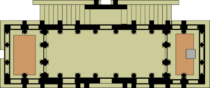 Planta de Santa María del Naranco.