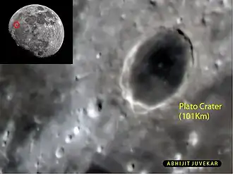 Otra vista desde la Tierra.