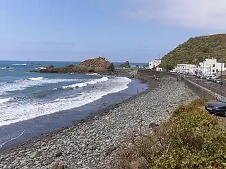 Playa del Roque de las Bodegas.