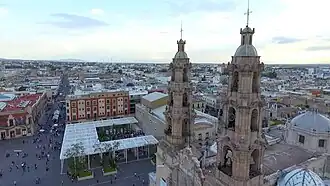 Conjunto histórico de la ciudad de Aguascalientes.