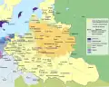 Mancomunidad de Polonia-Lituania en la década de 1590.