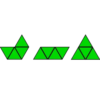 Los tres Tetradiamantes distintos