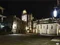 La plaza de noche