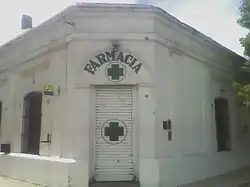 Farmacia en el centro de Pontevedra.