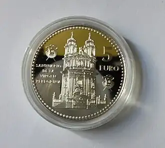 Moneda de plata perteneciente a la serie Capitales de Provincia de España, que fue lanzada en 2011.