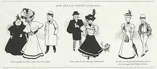 «¿Por qué las siguen?» (Álbum Salón, 1898)