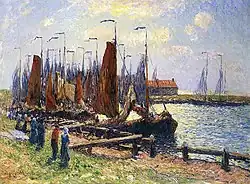 Puerto de Volendam, ca 1895