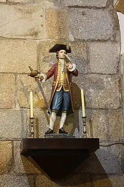 En la iglesia de San Xián de Romai (Portas, Pontevedra)