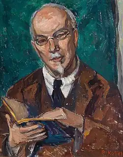Retrato de Friedrich Eckstein (1920)