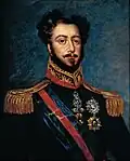 Pedro I de Brasil, proclamó la independencia brasileña en 1822.