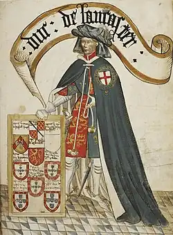 image of a man dressed in late-medieval finery