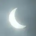 Parcial visto desde Biak, Papúa, 05:25 UTC, después de la fase de totalidad.