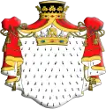 Escudo del presidente con mortero y marqués siglo XVIII
