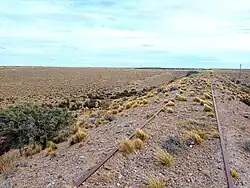 La vía justo antes de alcanzar Km 131.