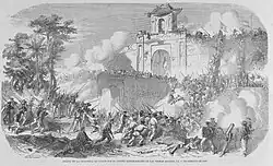 Asalto a la ciudadela de Saigón por el cuerpo expedicionario de las tropas aliadas, el 17 de febrero de 1859