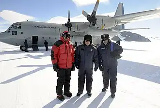 Presidente Sebastián Piñera visita el Territorio Antártico Chileno. 04 de febrero del 2011