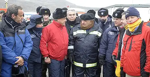 Presidentes de Chile, Sebastián Piñera y Uruguay, José Mujica, visitan la Antártica.