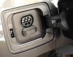 Entrada tipo 2 de vehículo para recarga eléctrica (hembra)