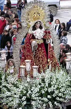 Procesión de la Virgen de la Paz (24 de enero)