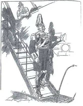 ¿Profecía? (Cayendo el Piloto) por Dyson, 1914