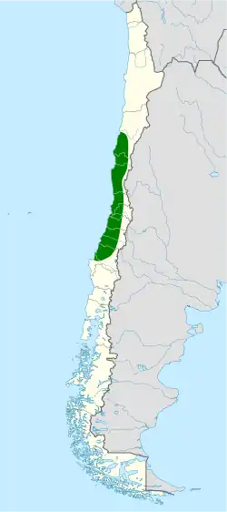 Distribución geográfica de la turca.