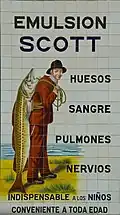Publicidad de Emulsión Scott en Santa Cruz de Tenerife