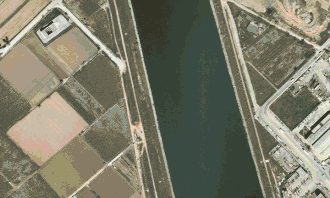 Evolución de las obras del Puente Nelson Mandela en El Prat de Llobregat.