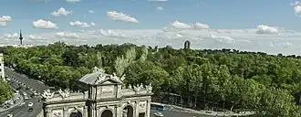 Vista desde la plaza de la Independencia