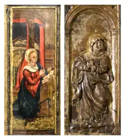 Puerta de tríptico.