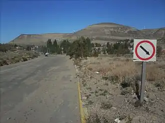 El barrio desde el oeste.