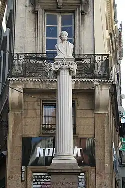 Étienne Dantoine, Monument à Pierre Puget, Marsella, casa de Puget.