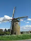 Puttershoek, el molino: korenmolen de Lelie