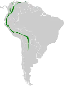 Distribución geográfica del birro chico.