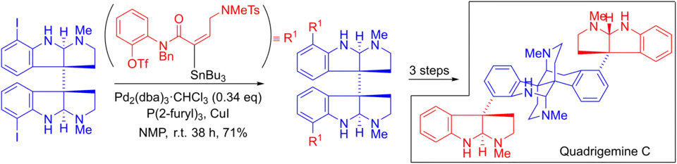 Síntesis total de Quadrigemine C