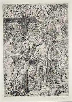 La Reine Parysatis ecorchant un eunuque (1900), de James Ensor
