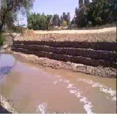 Muro de Gavión, en 2013.