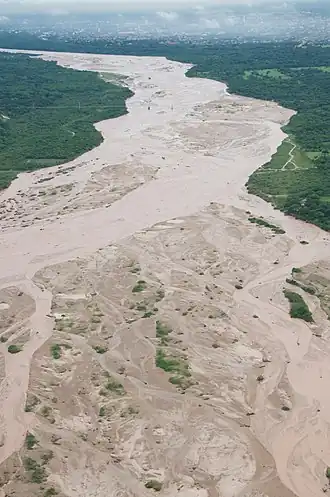 Río Piraí en el Departamento de Santa Cruz, Bolivia.