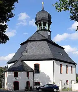 La iglesia de Marienberg-Rübenau.