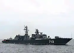 Fragata rusa de la clase Neustrashimy.