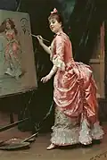 Raimundo de Madrazo, Travesuras de la modelo