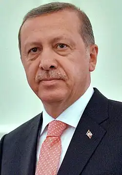 Turquía Turquía Recep Tayyip Erdoğan, Presidente