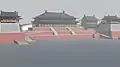 Reconstruction model of Hanyuan Hall