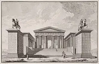 Restitución de los Propileos