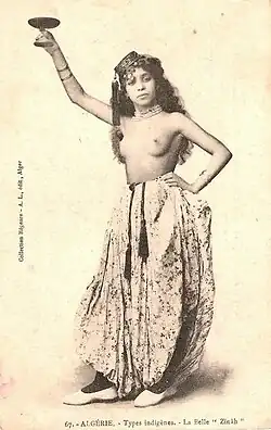 Regence, "La bella Zinah- Argel"; años 1900.
