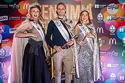 Reina drag, rey y reina de VPT 2024.