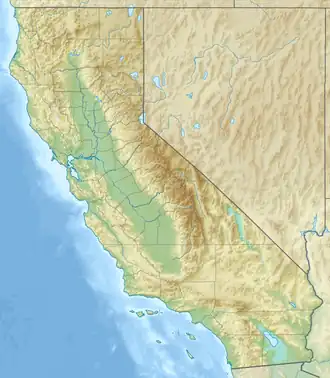 Cordilleras transversales ubicada en California