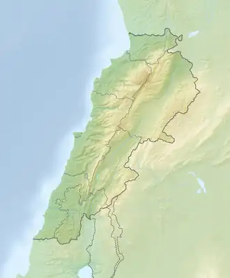 Valle de Bekaa ubicada en Líbano