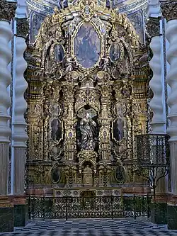 Retablo de san Francisco de Borja. Iglesia de san Luis de los Franceses, Sevilla