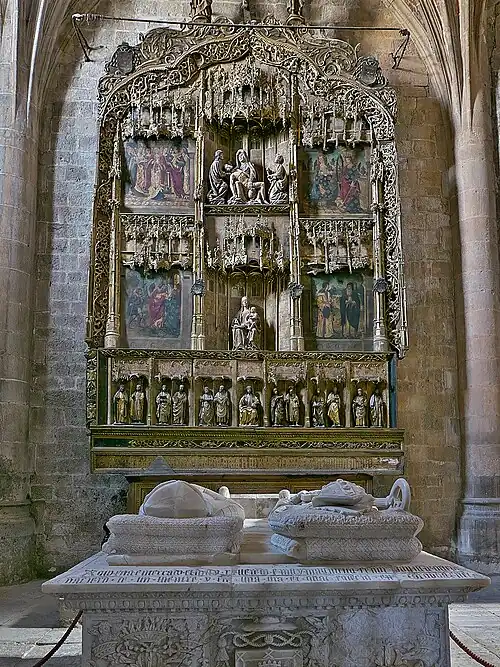 Capilla de los Bravo de Lagunas en Berlanga de Duero. Cuatro óleos sobre tabla