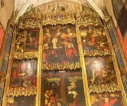 Retablo de la Pasión, del pintor Pere Nunyes.